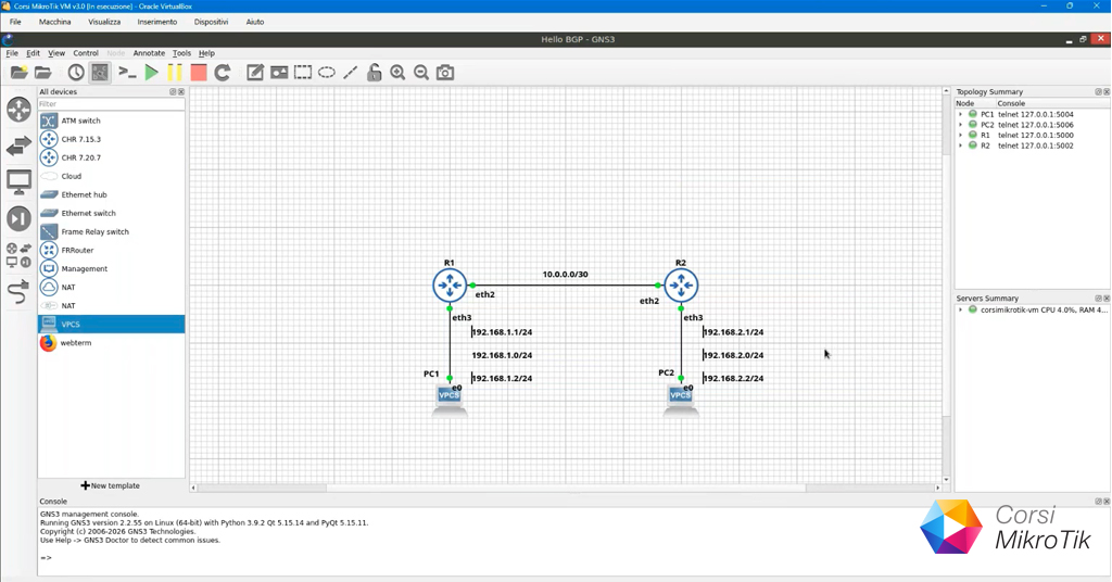 CorsiMikroTik.it Evento BGP